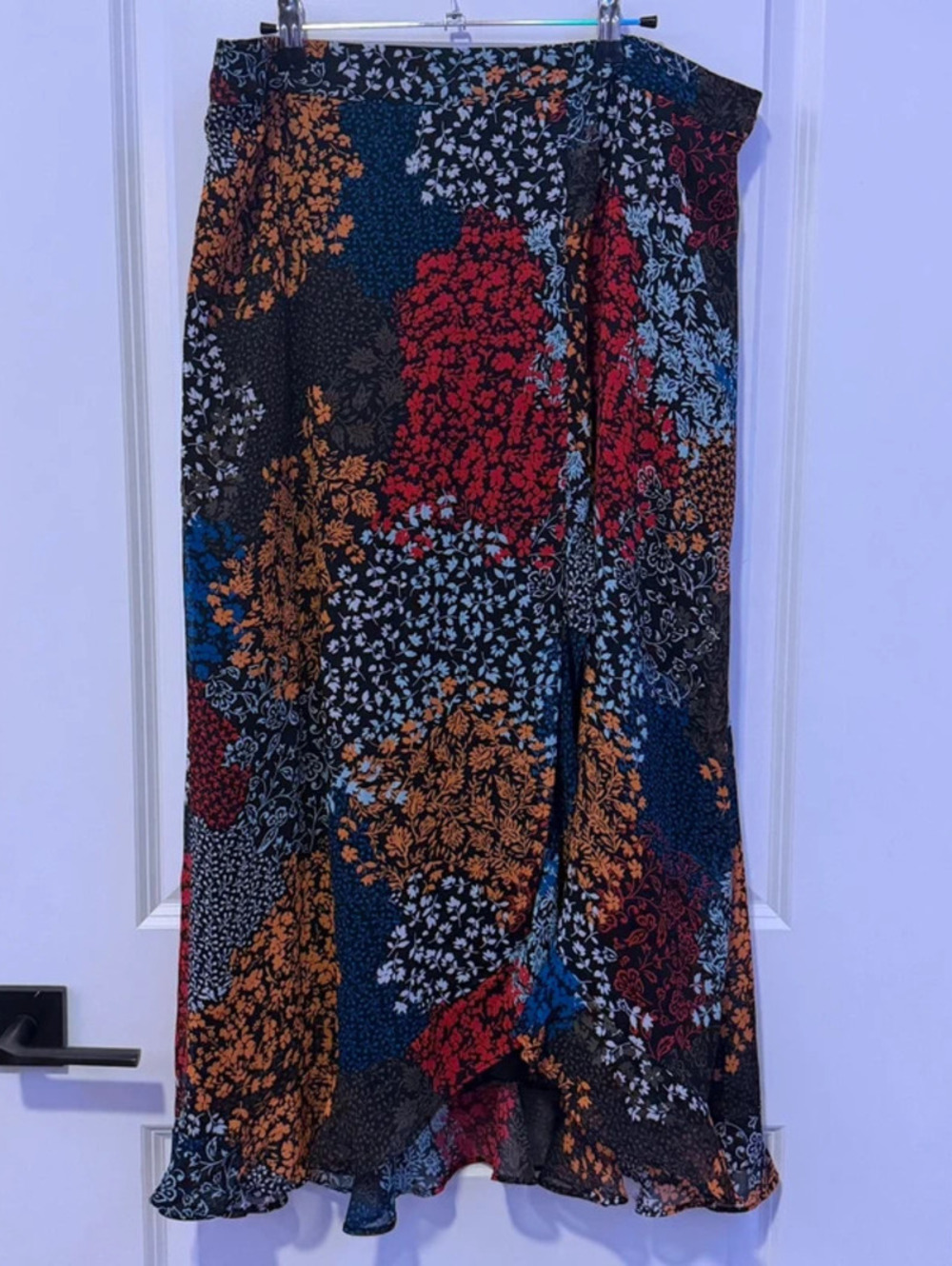 Mauriceās high low fall floral maxi skirt - plus size 0 x